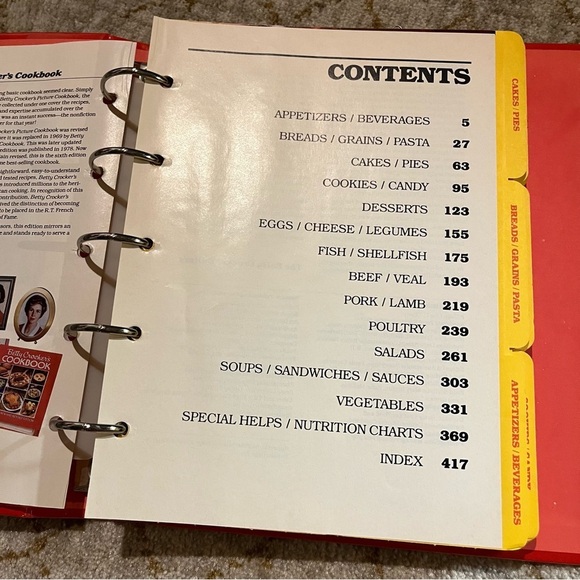 Betty Crocker’s Cookbook Fifth Printing 1988 Hardcover Golden Press - Picture 3 of 6